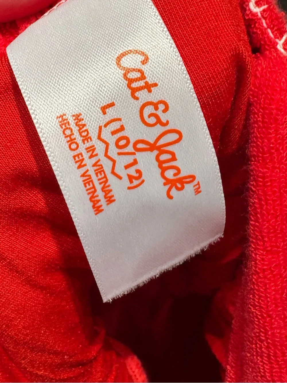 Cat & Jack Red Girls‎ Active Beach Dress with Smocked Top, Size YL, NWT